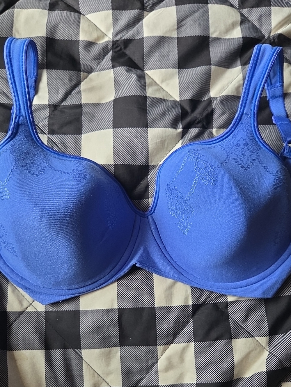 BALI Marine Blue Full-Coverage Underwire Bra 38D
